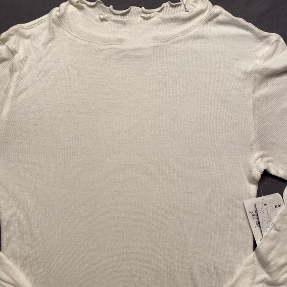 Abound Ivory Mock Neck Long Sleeve-Small - Picture 3 of 4